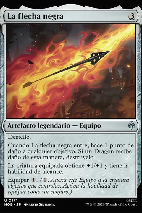 La flecha negra