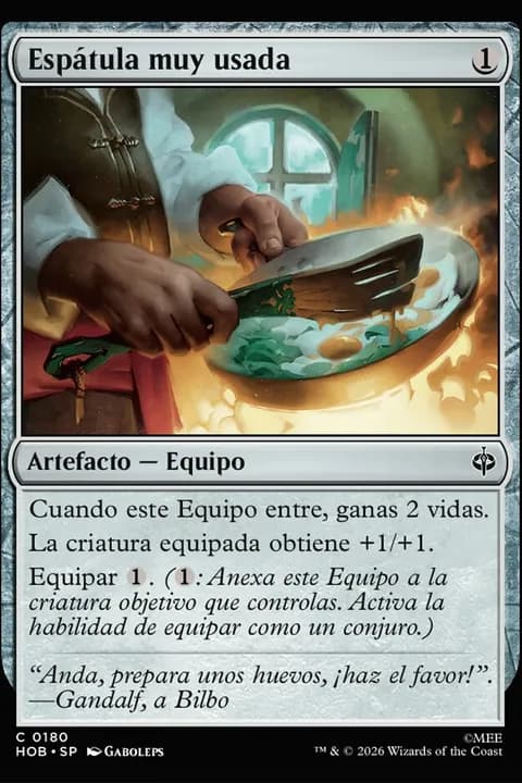 Espátula muy usada