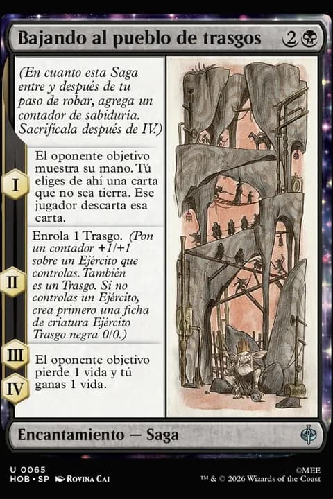 Bajando al pueblo de trasgos