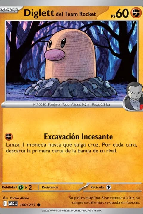 Diglett del Equipo Rocket