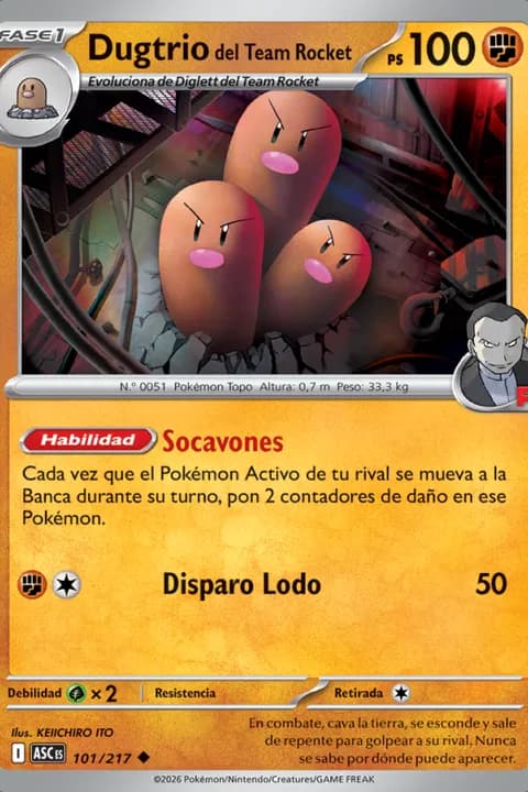 Dugtrio del Equipo Rocket