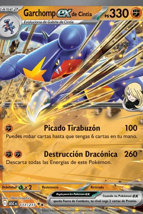 Garchomp ex de Cynthia