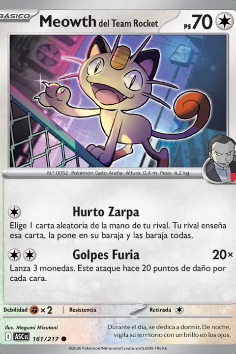 Meowth del Equipo Rocket