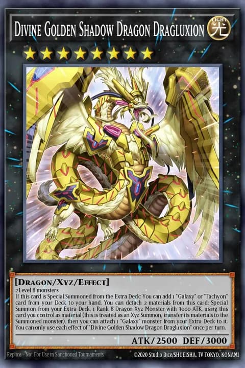 Dragón Sombra Dragluxión Divino Dorado