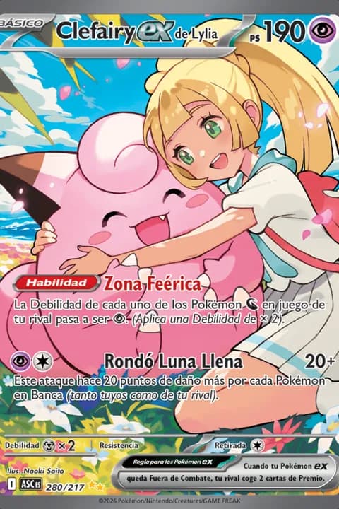 Clefairy ex de Lillie